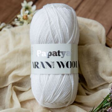Papatya Aran with Wool