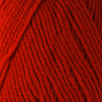 Woolcraft Acrylic Aran Yarn Red 407 400g