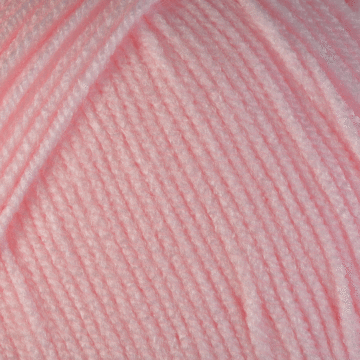 Woolcraft Acrylic Aran Yarn Baby Pink 404 400g