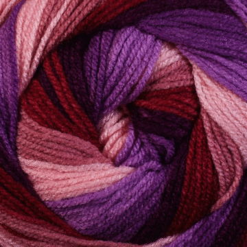 James C Brett Swurlywurly DK Yarn SRL03 Wild Berries 200g