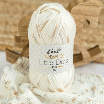 Emu Treasure Little Dots DK Yarn Humpty Dumpty 003 50g