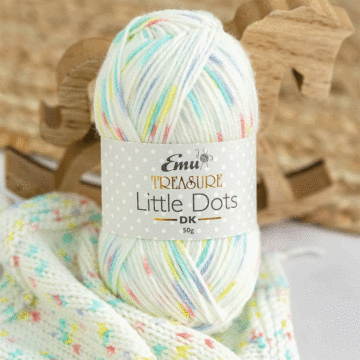 Emu Treasure Little Dots DK Yarn Little Teapot 004 50g