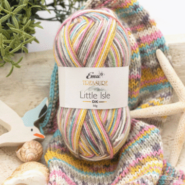 Emu Treasure Little Isle DK Yarn Dornoch 005 50g