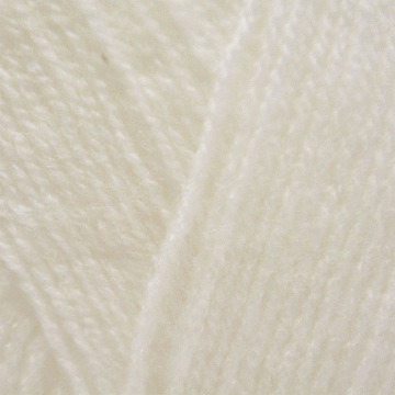 Emu Treasure 3 Ply Yarn White 500 50g