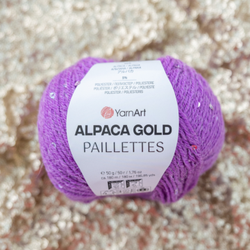 YarnArt Alpaca Gold Pallettes