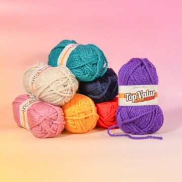 James C Brett Top Value Super Chunky Yarn - 100 grm Ball