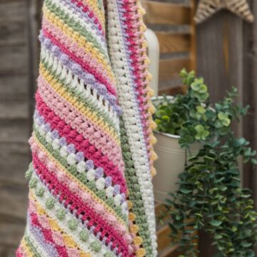 Celebration Crochet Blanket in EMU Classic DK (1069) PDF Pattern  
