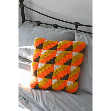 WoolBox 70s Inspired Crochet Cushion Kit in Stylecraft Special DK  4 x 100g