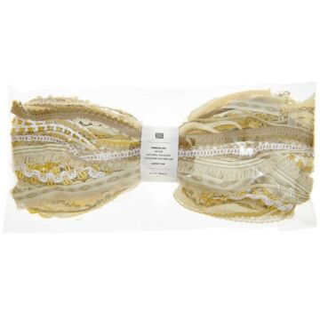 Rico Lucky Dip Trim Sets 30pcs Each 1m Natural 4 x 25 x 11cm