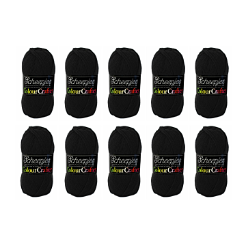 Scheepjes Colour Crafter DK Yarn Value Pack - 10 x 100g Balls 1002 Ede 