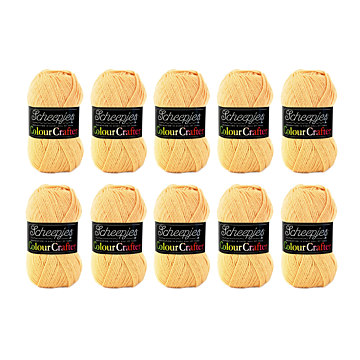 Scheepjes Colour Crafter DK Yarn Value Pack - 10 x 100g Balls 1081 Gouda 