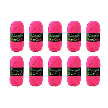 Scheepjes Colour Crafter DK Yarn Value Pack - 10 x 100g Balls 1257 Hilversum 