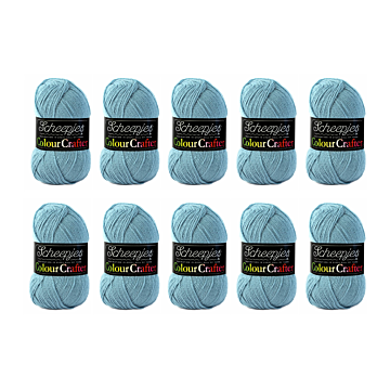 Scheepjes Colour Crafter DK Yarn Value Pack - 10 x 100g Balls 1722 Alphen 