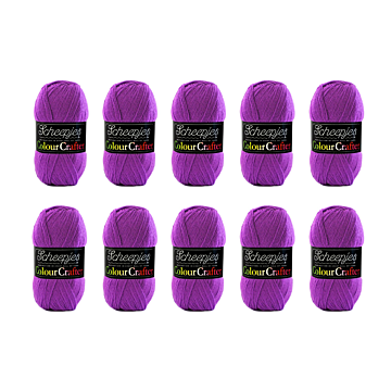 Scheepjes Colour Crafter DK Yarn Value Pack - 10 x 100g Balls  2003 Brugge 