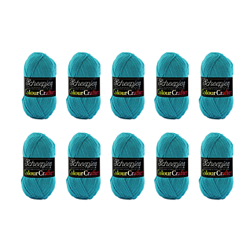 Scheepjes Colour Crafter DK Yarn Value Pack - 10 x 100g Balls 2012 Knokke 