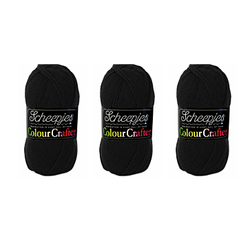 Scheepjes Colour Crafter DK Yarn Value Pack - 3 x 100g Balls 1002 Ede 