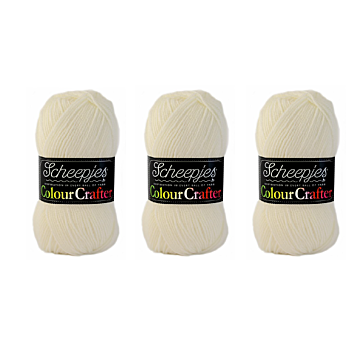 Scheepjes Colour Crafter DK Yarn Value Pack - 3 x 100g Balls 1005 Barneveld 