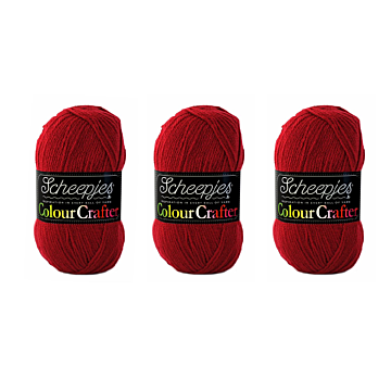 Scheepjes Colour Crafter DK Yarn Value Pack - 3 x 100g Balls 1123 Roermond 