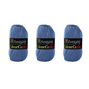 Scheepjes Colour Crafter DK Yarn Value Pack - 3 x 100g Balls 1302 Dokkum 