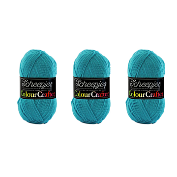 Scheepjes Colour Crafter DK Yarn Value Pack - 3 x 100g Balls 2012 Knokke 