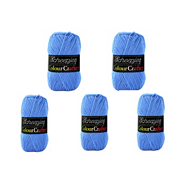 Scheepjes Colour Crafter DK Yarn Value Pack - 5 x 100g Balls 1003 Middelburg 