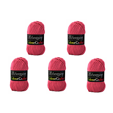 Scheepjes Colour Crafter DK Yarn Value Pack - 5 x 100g Balls 1023 Tiel 