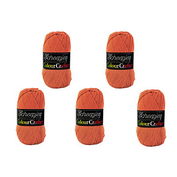 Scheepjes Colour Crafter DK Yarn Value Pack - 5 x 100g Balls 1029 Breda 