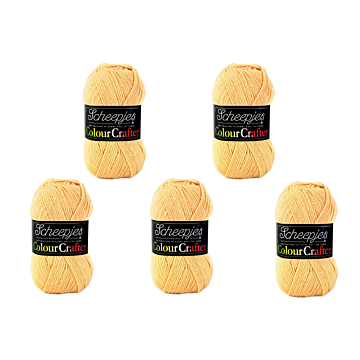 Scheepjes Colour Crafter DK Yarn Value Pack - 5 x 100g Balls 1081 Gouda 