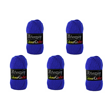 Scheepjes Colour Crafter DK Yarn Value Pack - 5 x 100g Balls 1117 Delft 