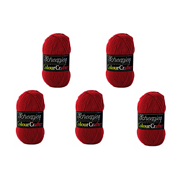 Scheepjes Colour Crafter DK Yarn Value Pack - 5 x 100g Balls 1123 Roermond 
