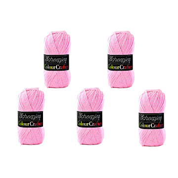 Scheepjes Colour Crafter DK Yarn Value Pack - 5 x 100g Balls 1241 Den Bosch 