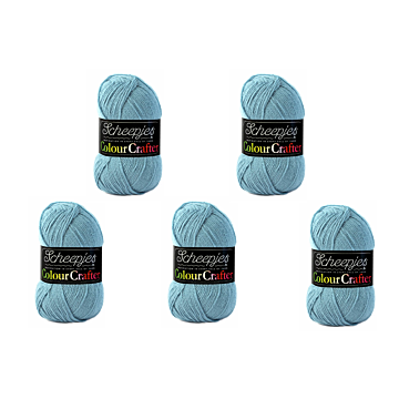Scheepjes Colour Crafter DK Yarn Value Pack - 5 x 100g Balls 1722 Alphen 