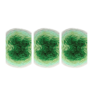 Scheepjes Whirl Fine Art DK Yarn Value Pack - 3 x 220g Balls Fauvism Green 653 
