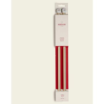 Sirdar Single Point Knitting Needles Anodised Aluminium in 2 Lengths