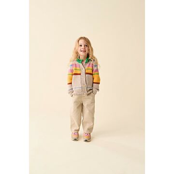 Sirdar Snuggly Chunky Scandi-Striped Cardi 2639 Knitting Pattern PDF  