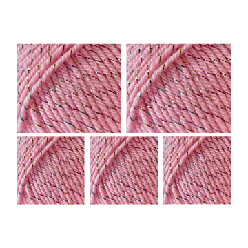 Stylecraft Baby Sparkle DK Yarn Value Pack - 5 x 100g Balls Candy Sparkle (6106) 