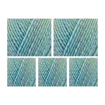 Stylecraft Baby Sparkle DK Yarn Value Pack - 5 x 100g Balls Sherbert Sparkle (6103) 