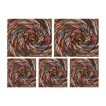 Stylecraft Batik Elements Swirl DK Yarn Value Pack - 5 x 100g Balls Rain 6172 