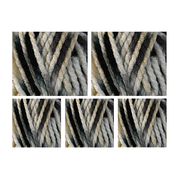 Stylecraft Colour Code XL Super Chunky Yarn Value Pack - 5 x 100g Balls Greys 5322 