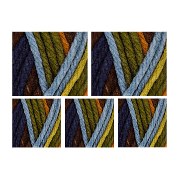 Stylecraft Merry Go Round XL Super Chunky Yarn Value Pack - 5 x 100g Balls Spice Mix 3018 